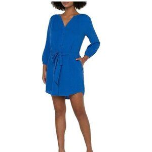 LIVERPOOL Cotton Shirtdress - S